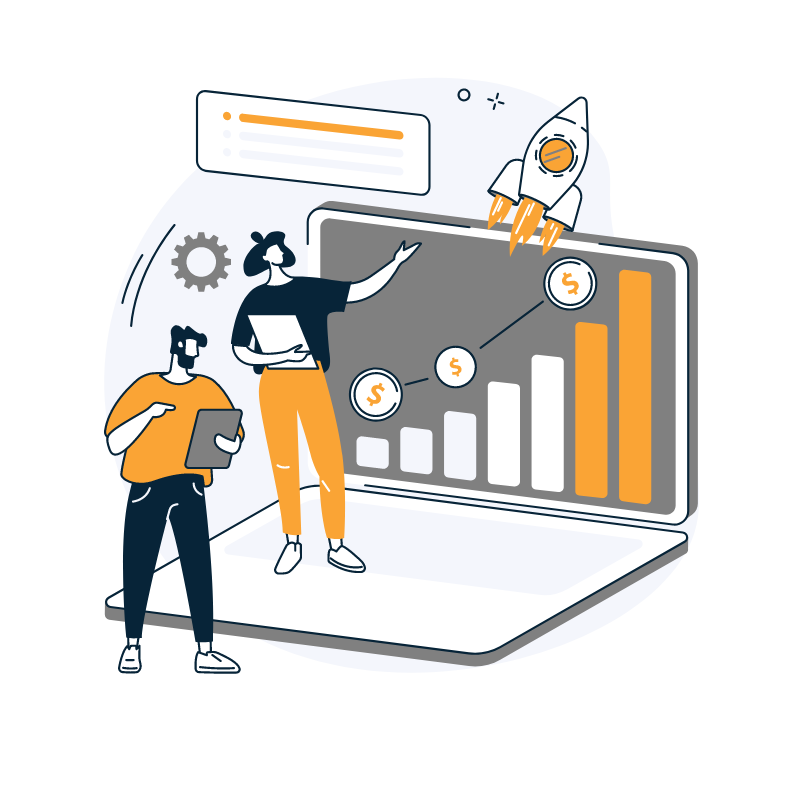 Multi Channel Order Management Illustration magazine advertising sales software