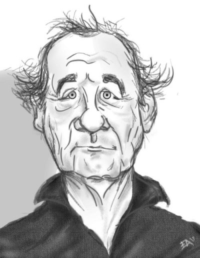 Bill-Murray-400x516 bill murray caricature