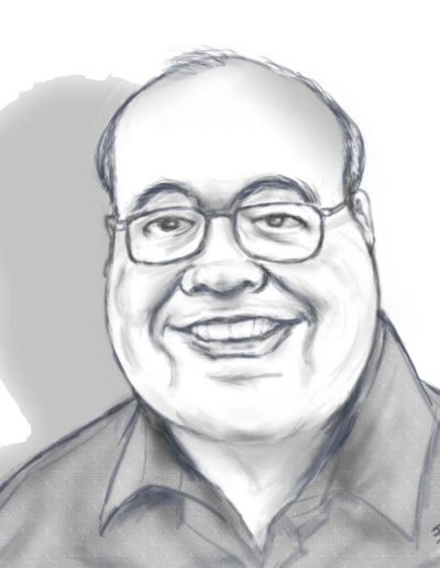 dave fry caricature