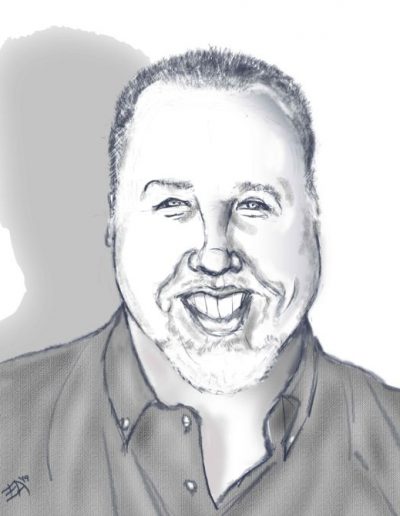 keith walter caricature