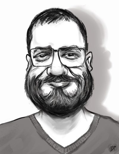 mark landowski caricature