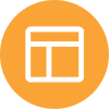 layout and pagination tool icon